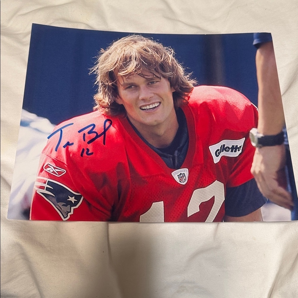 Tom brady autographed patriots signed 8x10 photo Tampa bay buccaneers​